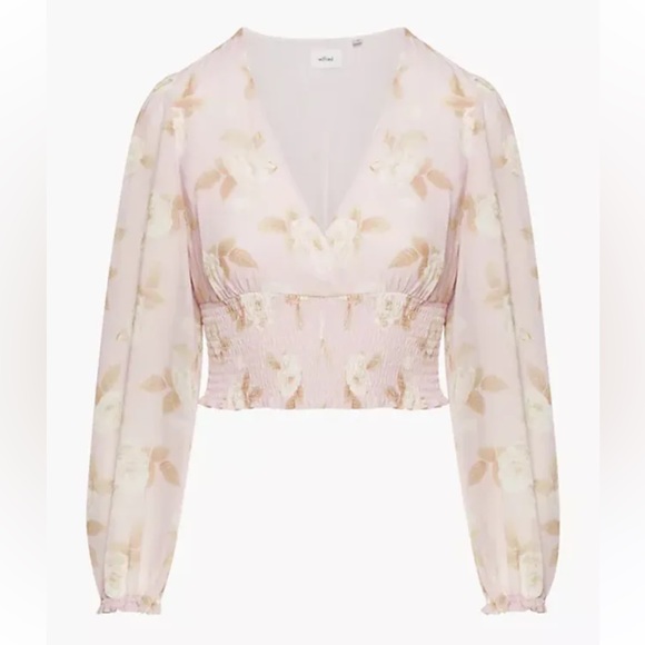 wilfred pink floral top NWOT - Picture 1 of 6